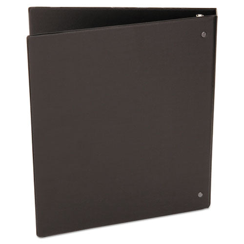 Deluxe Non-view D-ring Binder With Label Holder, 3 Rings, 1" Capacity, 11 X 8.5, Black.