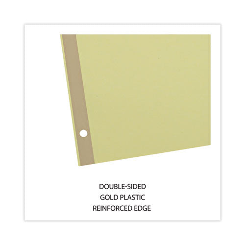 Deluxe Extended Insertable Tab Indexes, 5-tab, 11 X 8.5, Buff, Assorted Tabs, 24 Sets.