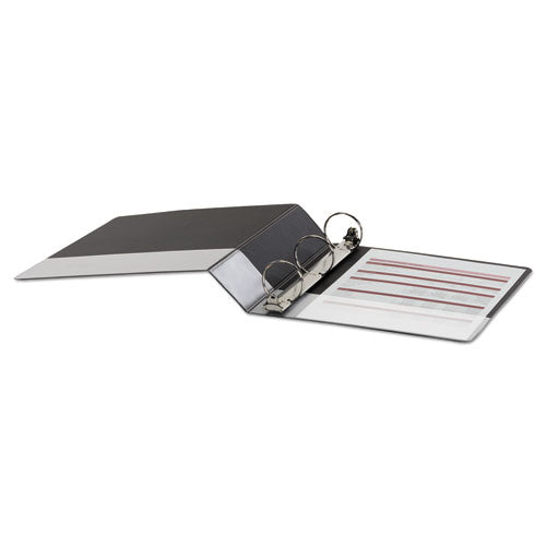 Economy Round Ring View Binder, 3 Rings, 2" Capacity, 11 X 8.5, Black.