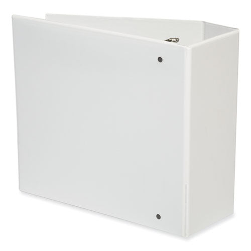 Slant D-ring View Binder, 3 Rings, 4" Capacity, 11 X 8.5, White.