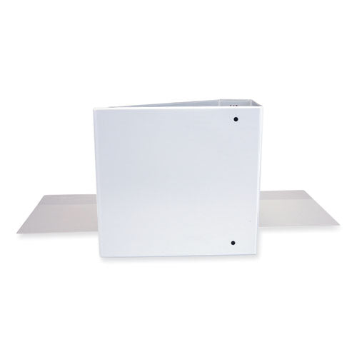 Slant D-ring View Binder, 3 Rings, 4" Capacity, 11 X 8.5, White.