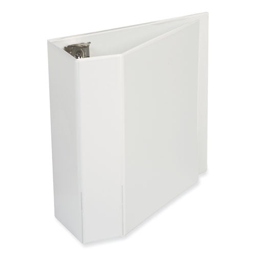 Slant D-ring View Binder, 3 Rings, 4" Capacity, 11 X 8.5, White.