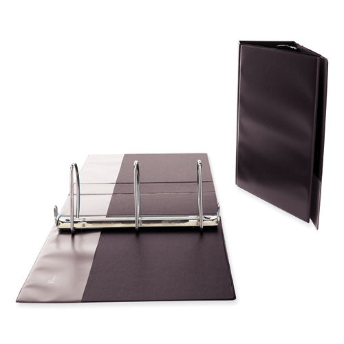 Slant D-ring View Binder, 3 Rings, 4" Capacity, 11 X 8.5, Black.