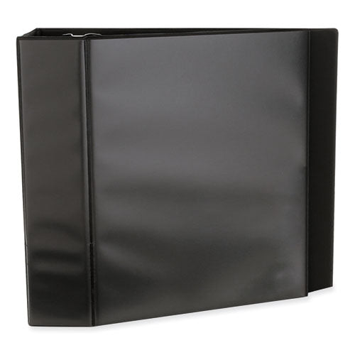 Slant D-ring View Binder, 3 Rings, 5" Capacity, 11 X 8.5, Black.