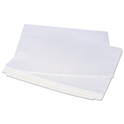 Top-load Poly Sheet Protectors, Standard, Letter, Clear, 100/box.