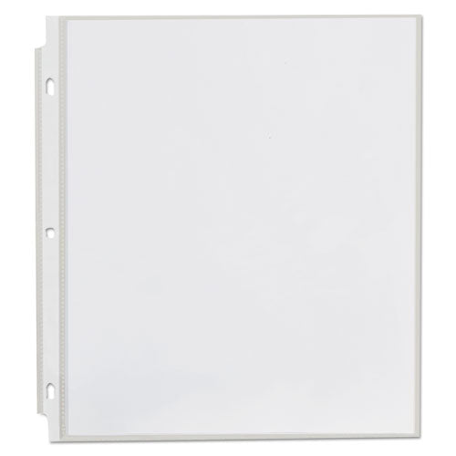 Top-load Poly Sheet Protectors, Std Gauge, Nonglare, Clear, 50/pack.