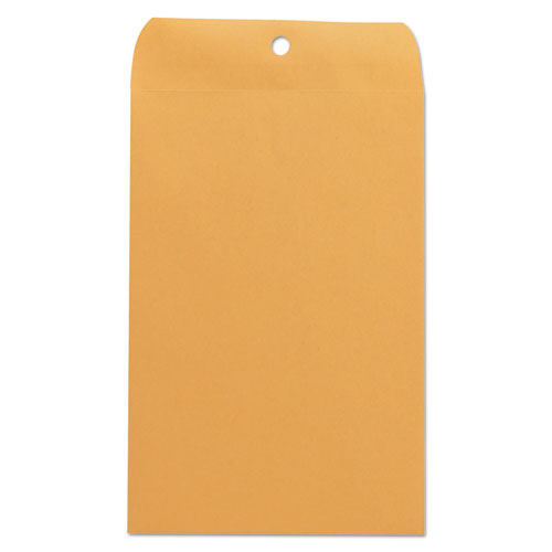 Kraft Clasp Envelope, #55, Square Flap, Clasp/gummed Closure, 6 X 9, Brown Kraft, 100/box