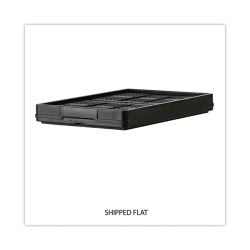 Filing/storage Tote, Letter Files, 20.13" X 14.63" X 10.75", Black.