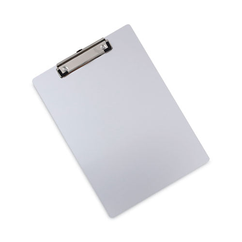 Aluminum Clipboard With Low Profile Clip, 0.5" Clip Capacity, Holds 8.5 X 11 Sheets, Aluminum.