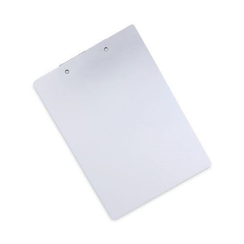 Aluminum Clipboard With Low Profile Clip, 0.5" Clip Capacity, Holds 8.5 X 11 Sheets, Aluminum.
