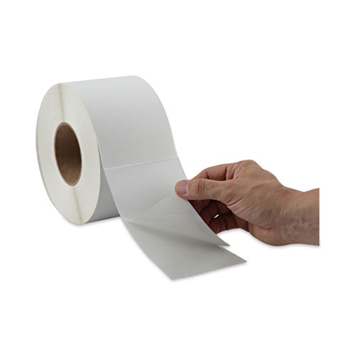 Thermal Transfer Blank Shipping Labels, Label Printers, 4 X 6, White, 1,000/roll, 4 Rolls/carton.
