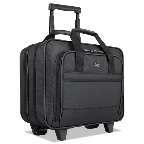 Classic Rolling Case, Fits Devices Up To 15.6", Ballistic Polyester, 15.94 X 5.9 X 12, Black.
