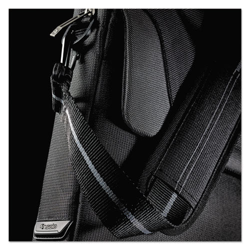 Pro Slim Brief, Fits Devices Up To 14.1", Polyester, 14 X 1.5 X 10.5, Black.