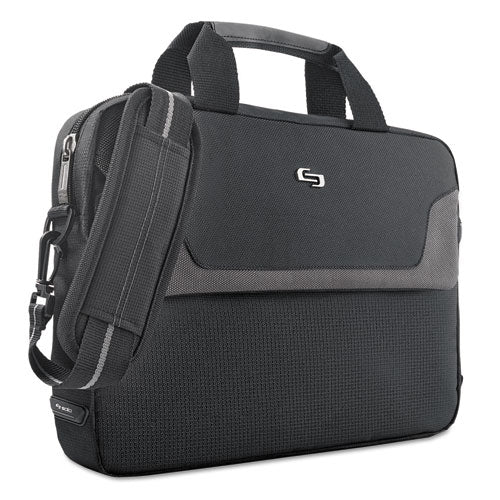 Pro Slim Brief, Fits Devices Up To 16", Polyester, 15.5 X 2 X 11.5, Black.