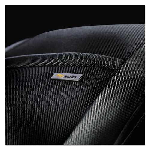 Pro Checkfast Backpack, Fits Devices Up To 16", Ballistic Polyester, 13.75 X 6.5 X 17.75, Black.