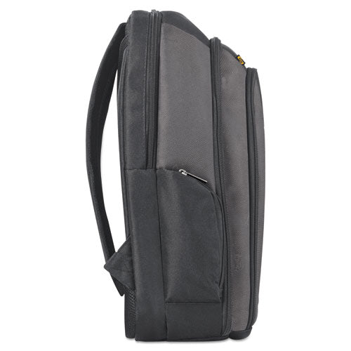 Pro Checkfast Backpack, Fits Devices Up To 16", Ballistic Polyester, 13.75 X 6.5 X 17.75, Black.