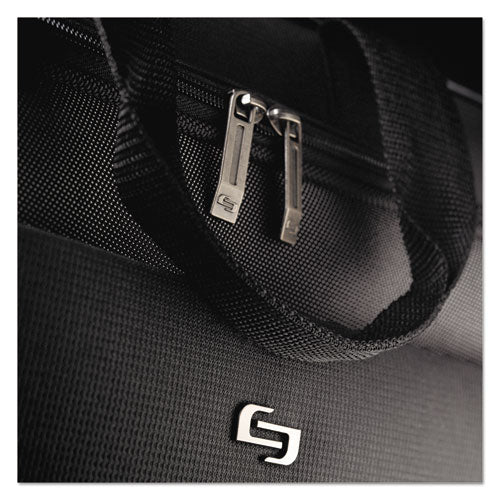 Classic Rolling Case, Fits Devices Up To 17.3", Polyester, 16.75 X 7 X 14.38, Black.