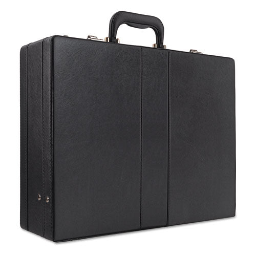Classic Attache, Vinyl, 12.5 X 4 X 17.5, Black.