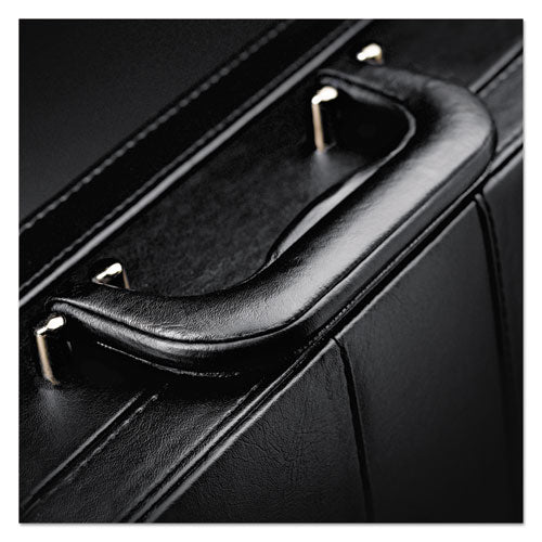 Classic Attache, Vinyl, 12.5 X 4 X 17.5, Black.