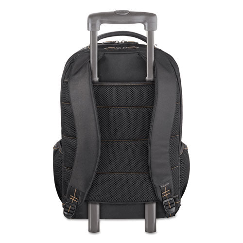 Pro Backpack, Fits Devices Up To 17.3", Polyester, 12.25 X 6.75 X 17.5, Black.