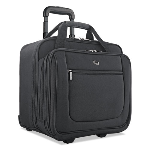 Classic Rolling Case, Fits Devices Up To 17.3", Polyester, 17.5 X 9 X 14, Black.
