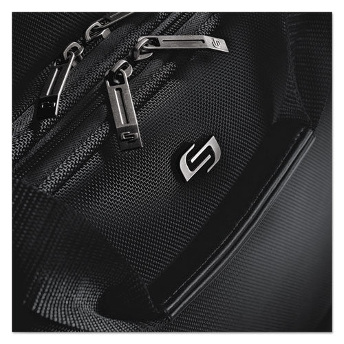 Classic Rolling Case, Fits Devices Up To 17.3", Polyester, 17.5 X 9 X 14, Black.