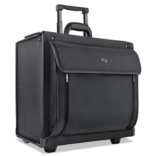 Classic Rolling Catalog Case, Fits Devices Up To 16", Polyester, 18 X 8 X 14, Black.