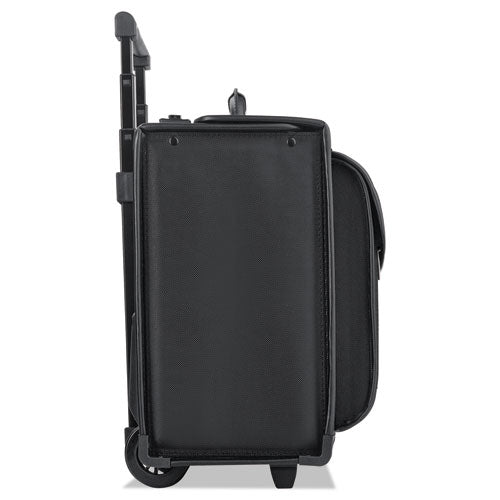 Classic Rolling Catalog Case, Fits Devices Up To 16", Polyester, 18 X 8 X 14, Black.