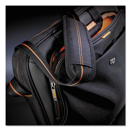 Urban Slim Brief, Fits Devices Up To 15.6", Polyester, 16.5 X 2 X 11.75, Black.