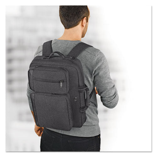 Urban Hybrid Briefcase, Fits Devices Up To 15.6", Polyester, 16.75" X 4" X 12", Gray.