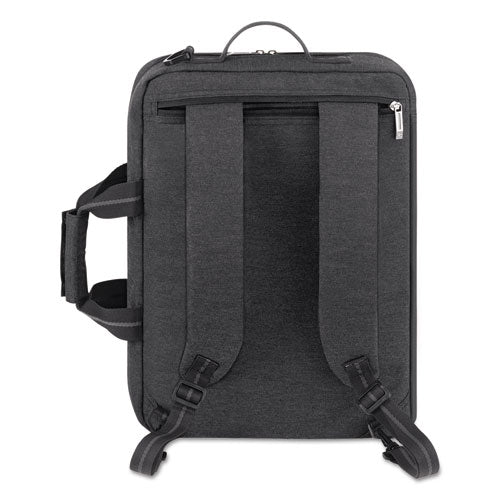 Urban Hybrid Briefcase, Fits Devices Up To 15.6", Polyester, 16.75" X 4" X 12", Gray.