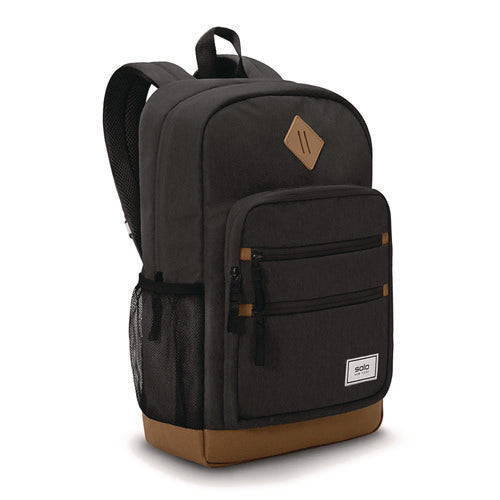 Re:fresh Machine Washable Backpack, Fits Devices Up To 15.6", 11.4 X 5.25 X 17.5, Dark Gray.