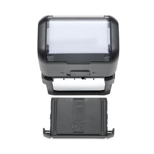 Printy Do It Yourself Self-inking Message Dater,1.63 X 1, Blue/red.