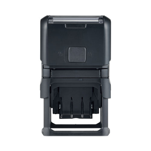 Printy Economy Date Stamp, Self-inking, 1.63" X 1", Blue/red.