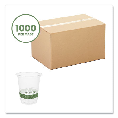76-series Cold Cup, Compostable, 7 Oz, Clear/green, 1,000/carton.