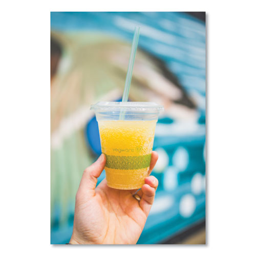 96-series Cold Cup, Compostable, 12 Oz, Clear/green, 1,000/carton.