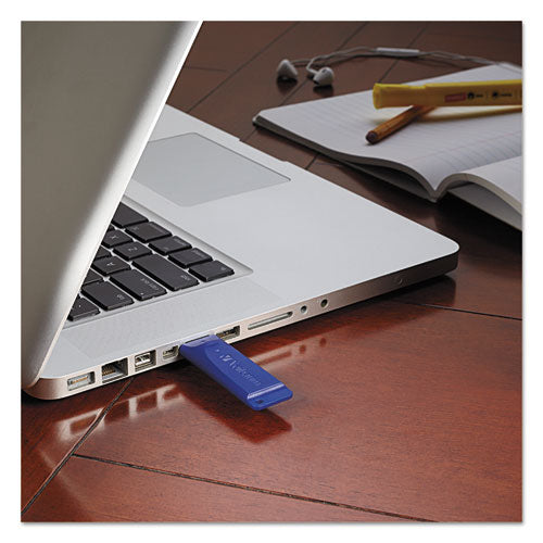 Classic Usb 2.0 Flash Drive, 32 Gb, Blue.