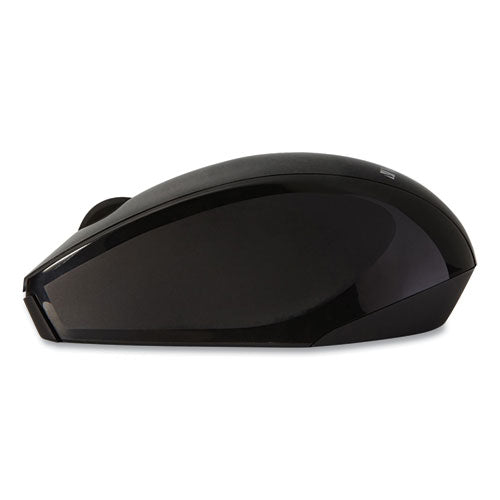Wireless Notebook Multi-trac Blue Led Mouse, 2.4 Ghz Frequency/32.8 Ft Wireless Range, Left/right Hand Use, Black