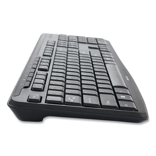 Silent Wireless Mouse And Keyboard, 2.4 Ghz Frequency/32.8 Ft Wireless Range, Black