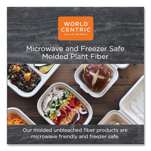 Fiber Plates, Ripple Edge, 6" Dia, Natural, 1,000/carton