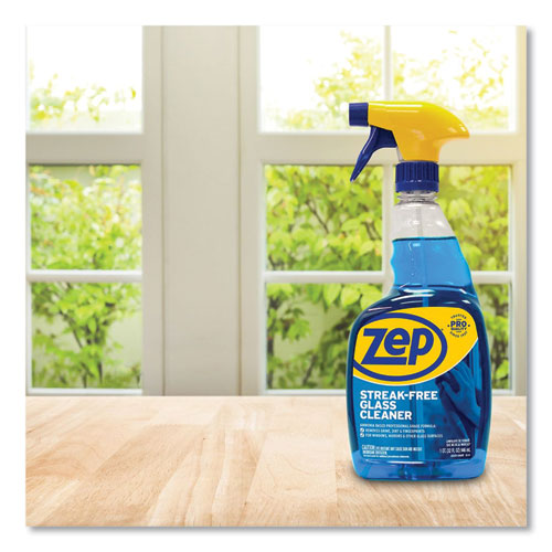 Streak-free Glass Cleaner, Pleasant Scent, 32 Oz Spray Bottle, 12/carton.