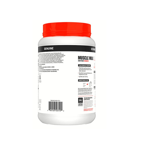 Muscle Milk Genuine Protein Powder, (Vanilla Cream) 39.5 oz