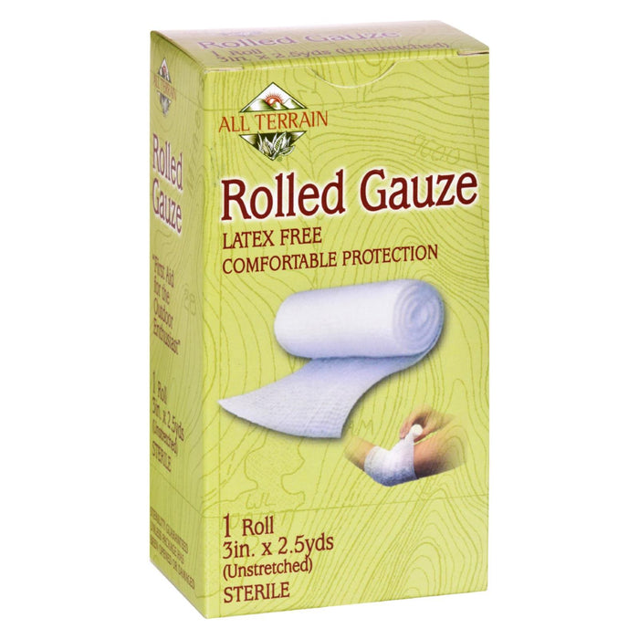 All Terrain - Gauze - Rolled - 3 Inches X 2.5 Yards - 1 Roll