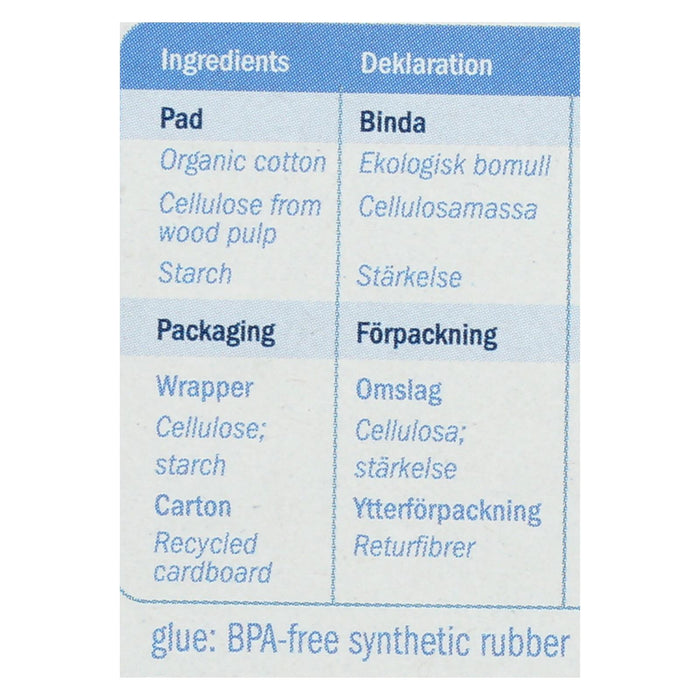 Natracare Natural Ultra Pads W/wings Super W/organic Cotton Cover  - 12 Pack.