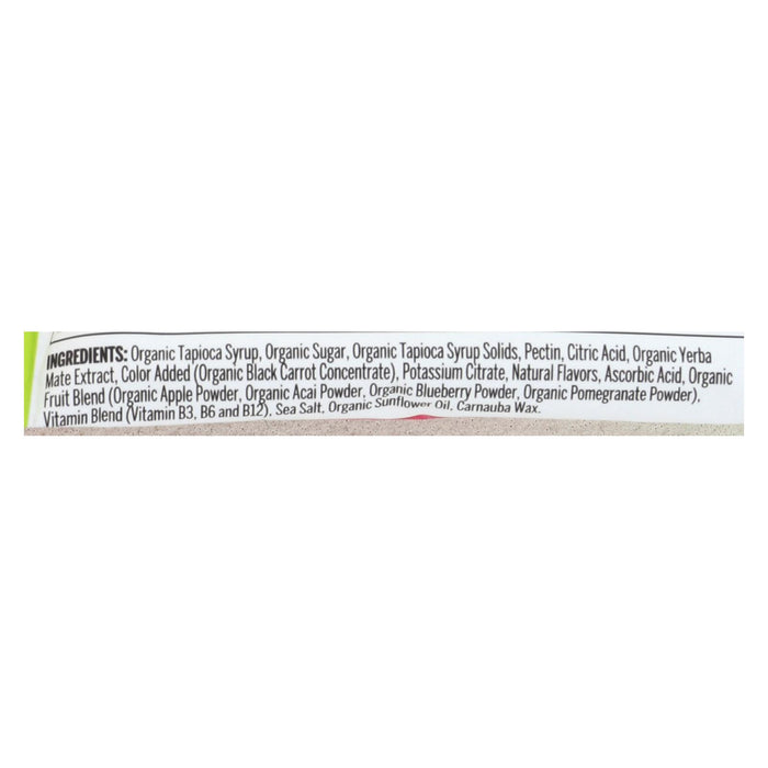 Probar Bolt Energy Chews - Organic Raspberry - 2.1 Oz - Case Of 12.