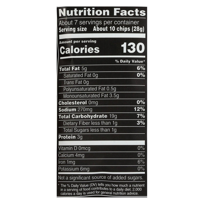 Stacy's Pita Chips Simply Naked Pita Chips - Case Of 12 - 7.33 Oz