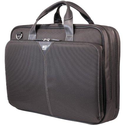 Mobile Edge Llc Mobile Edge - Premium Nylon Laptop Briefcase - 16in/17in Mac   Black,1680d Balli