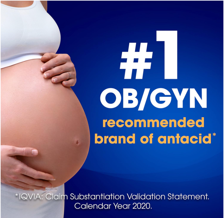 TUMS Ultra Strength Chewable Antacid Tablets for Heartburn & Acid Indigestion Relief – Assorted Berry Flavors – 160 Count