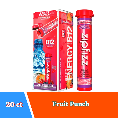 Zipfizz Energy Drink Mix, Fruit Punch (20 ct.) — Eclattrade