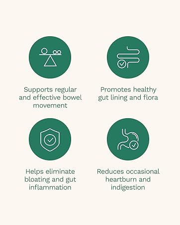 Emma Gut Health Supplement - Natural Digestive Support for Bloating Relief & Gut Repair (2-Pack)